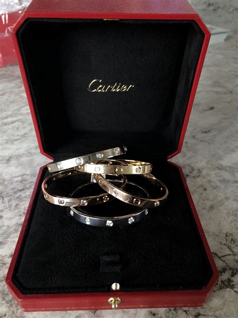 cartier box love bracelet|most popular cartier love bracelet.